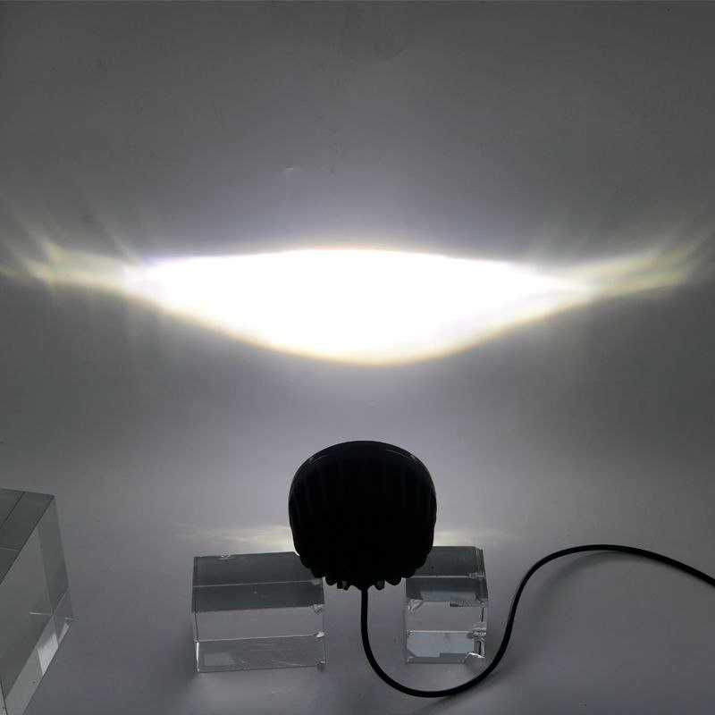 LED фара квадратная/круглая Арктик Arctic V3+, 3 лінзи, 12-80 В