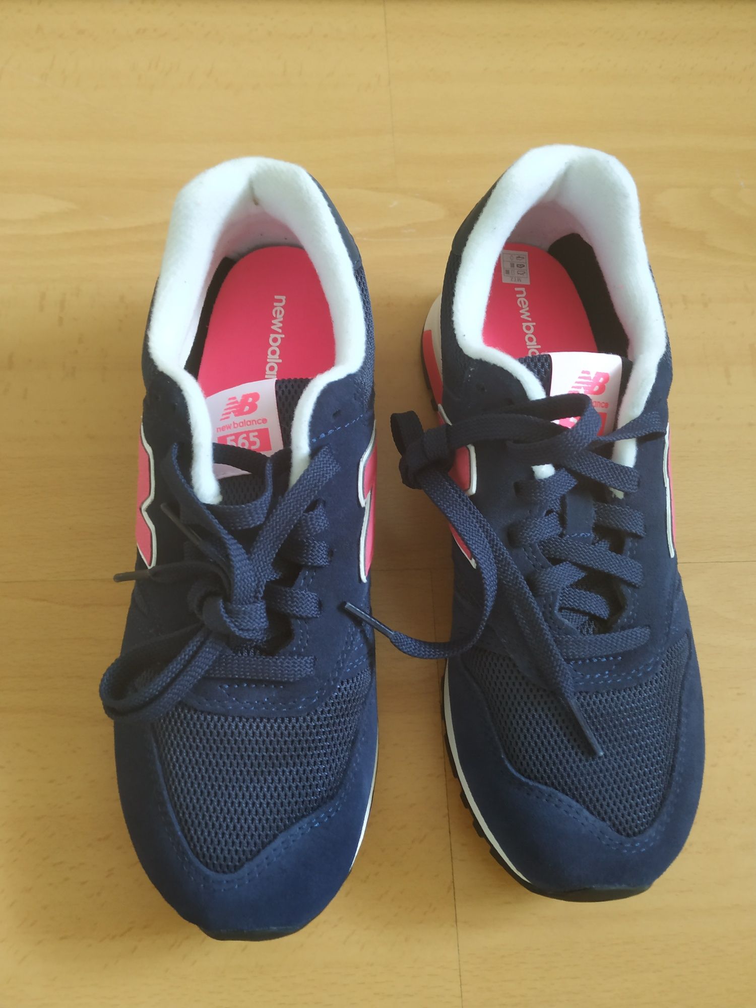 Tênis New balance azul e rosa n° 38