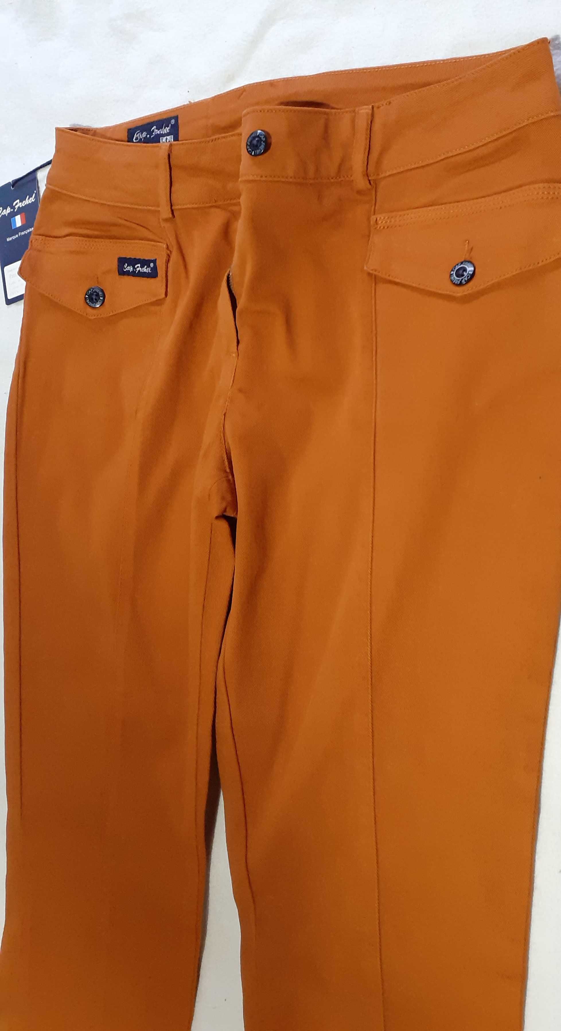 Calça de inverno em algodão cor tijolo