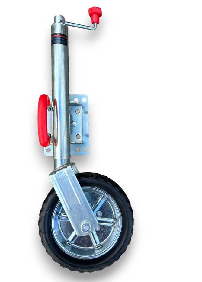 Koło podporowe manewrowe do przyczepki lawety kempingu 900 kg fi48
