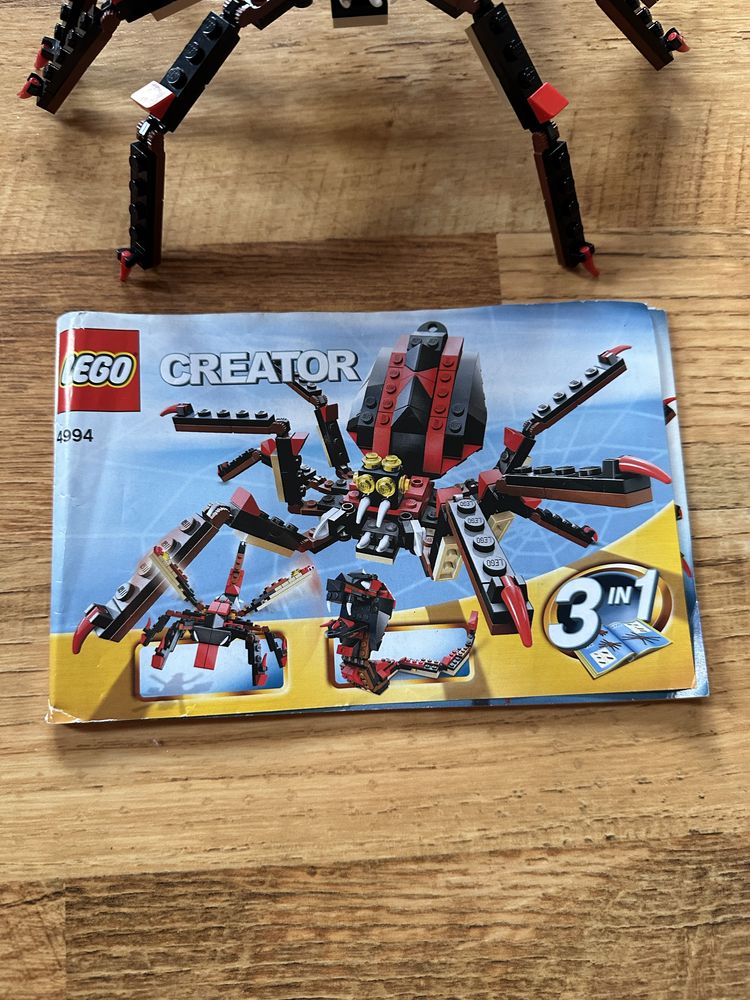 Lego Creator 4994 unikat okrutne stwory 3 w 1