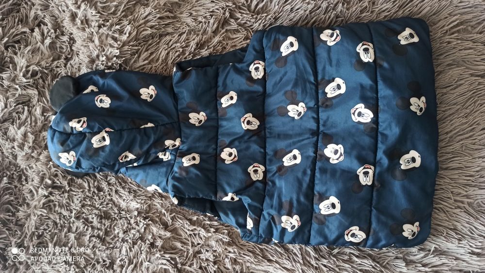 Bezrękawnik kamizelka miki Mickey mouse r. 86 dł. 40 cm