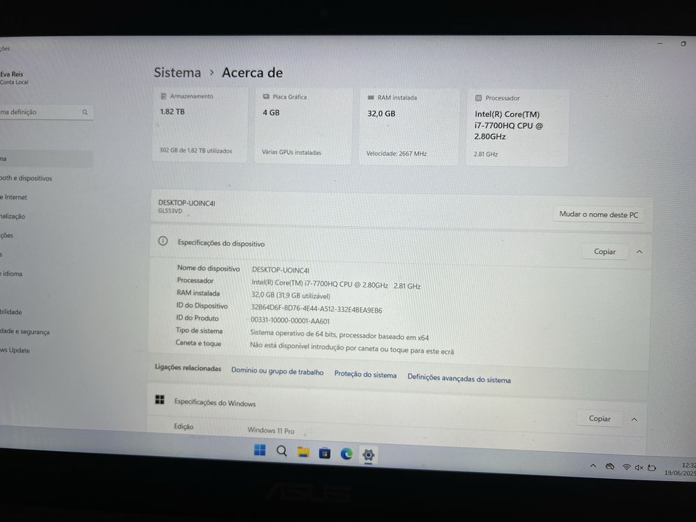 Asus FX553v -Gamming