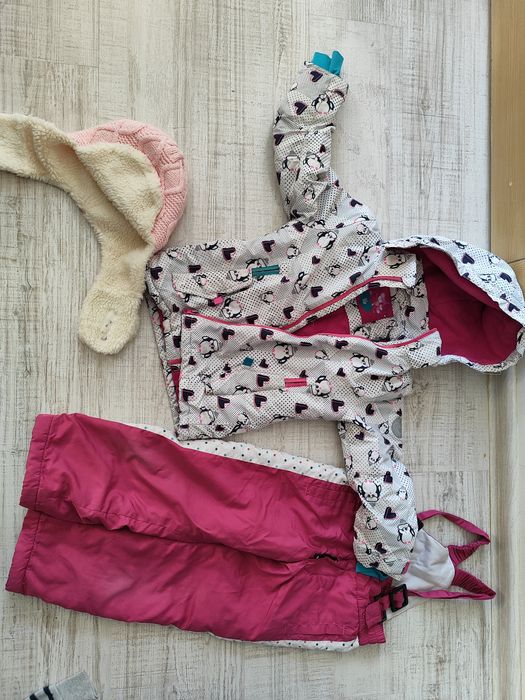 M6 duży zestaw ubranek dla dziewczynki 110 116