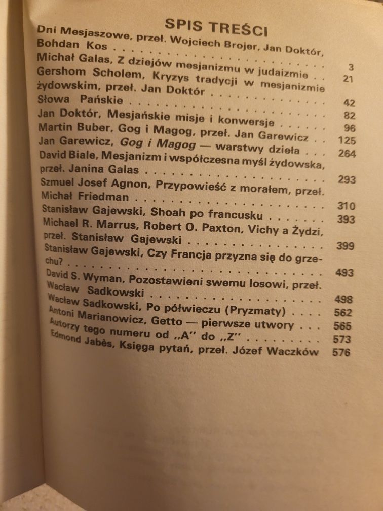 Literatura na Świecie nr 5/6 (262-63) judaizm 1993