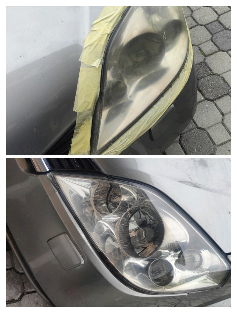 Polerowanie lamp i usługi lakiernicze, oklejanie lamp(Auto Detailing)