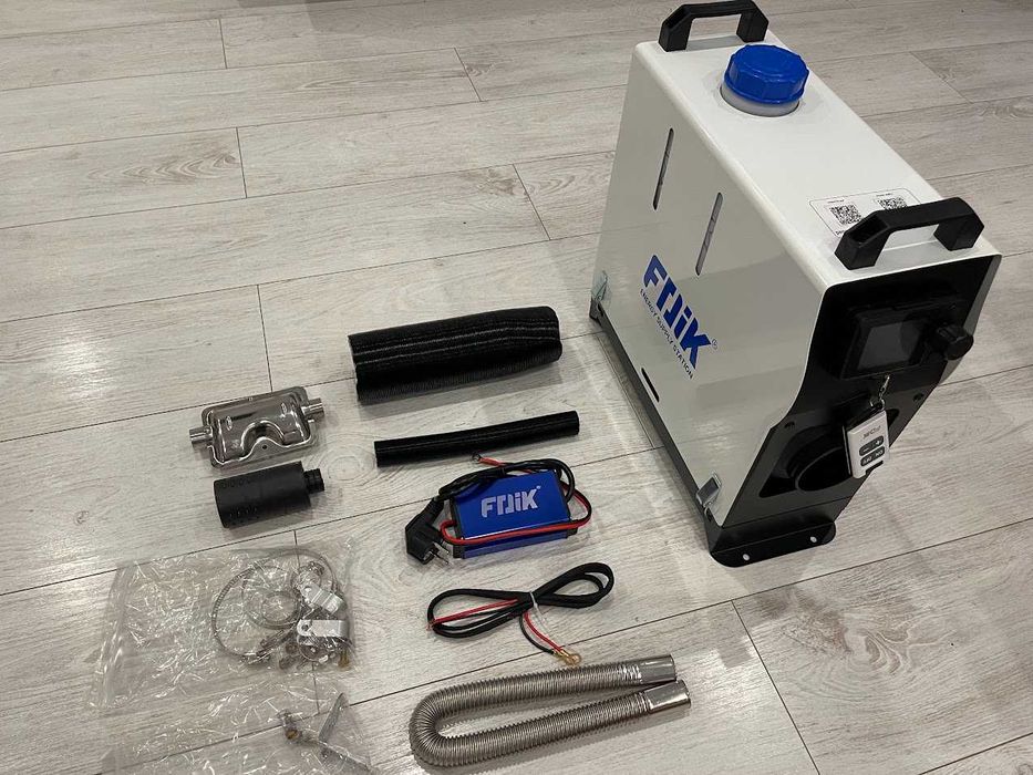 Nagrzewnica webasto ogrzewanie postojowe bluetooth 8kW z zasilacz 230v