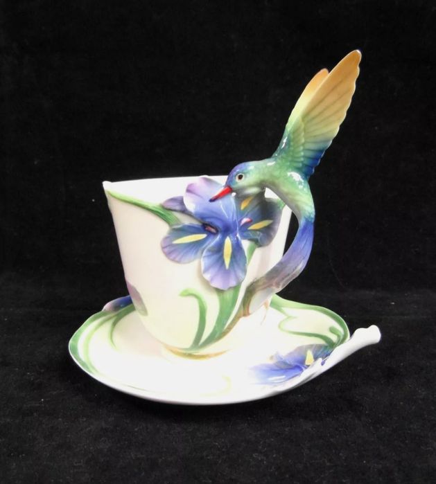 Колекційна пара порцеляна Franz та красива Англійська трійка