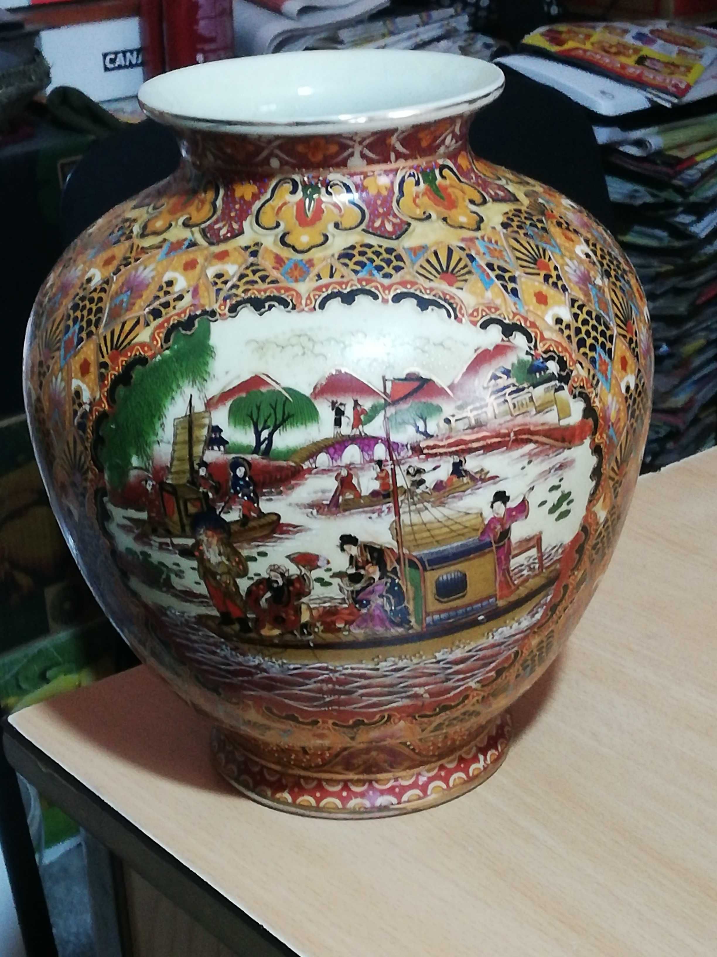Stary duży porcelanowy wazon Chiński  PRL   L