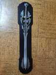 Espada de aço 37" Kilgorin Darkness Sword com suporte de parede