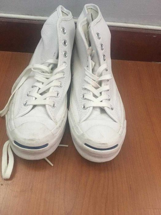 Converse x Jack Purcell brancas.