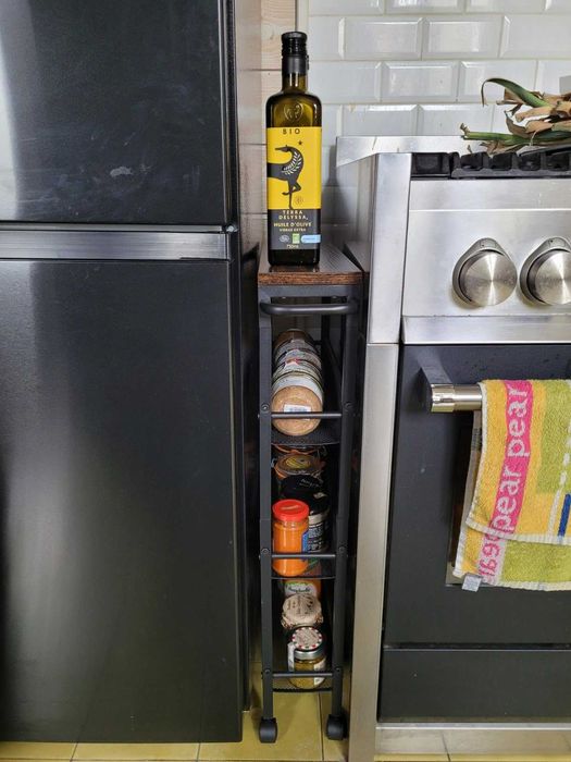 Półki akcesoria do łazienki z poziomami czarny przechowywanie