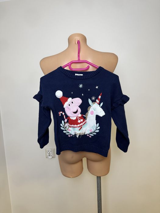 Sweterek swiąteczny rozmiar 92-98 cm TU sesja święta christmas