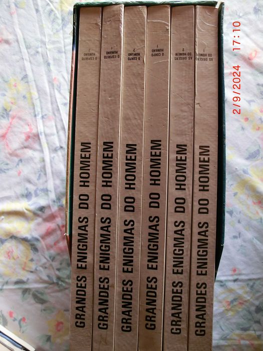 Coleção de 6 livros ( Grandes Enigmas do Homem )