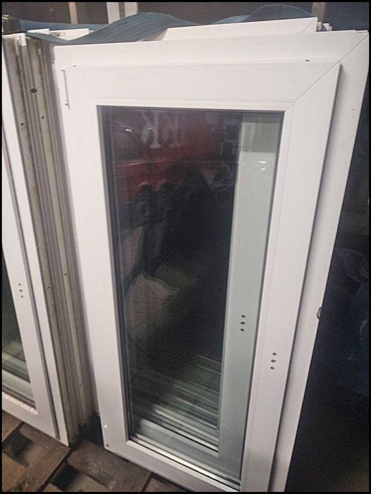 66x137 okno PCV używane niemieckie- TANIE OKNA SZADEK