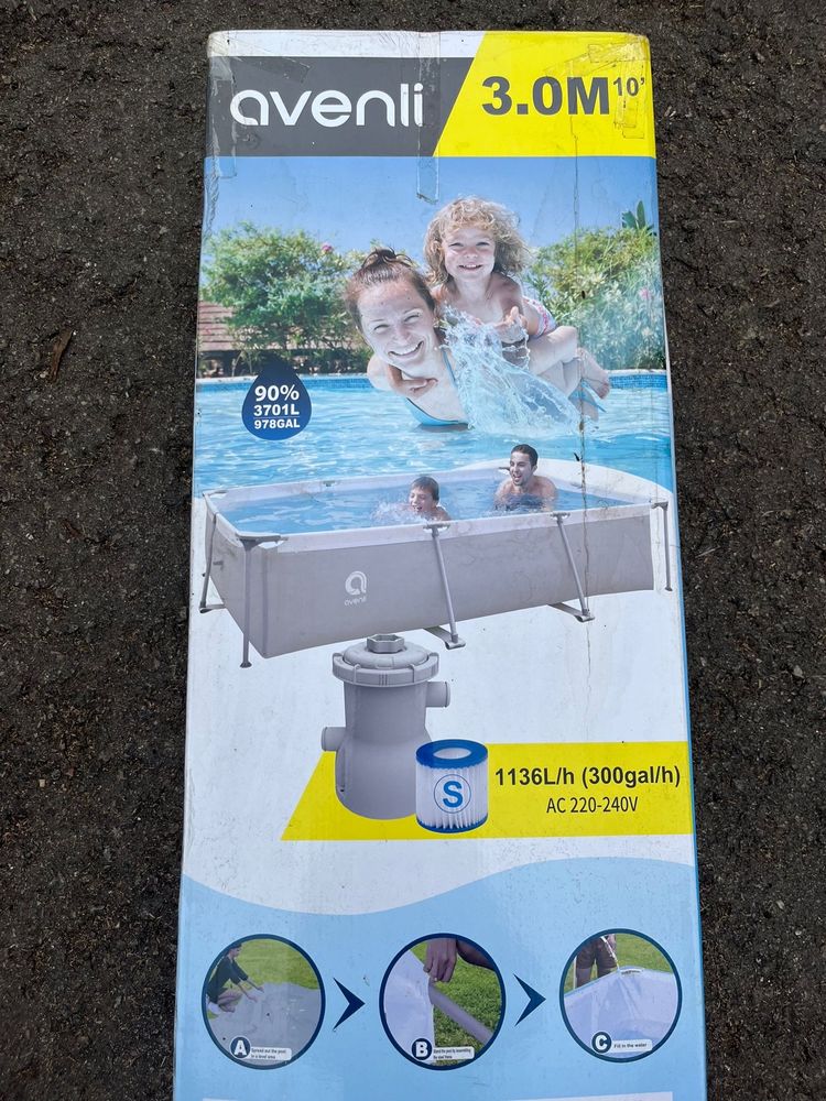Piscina de três metros