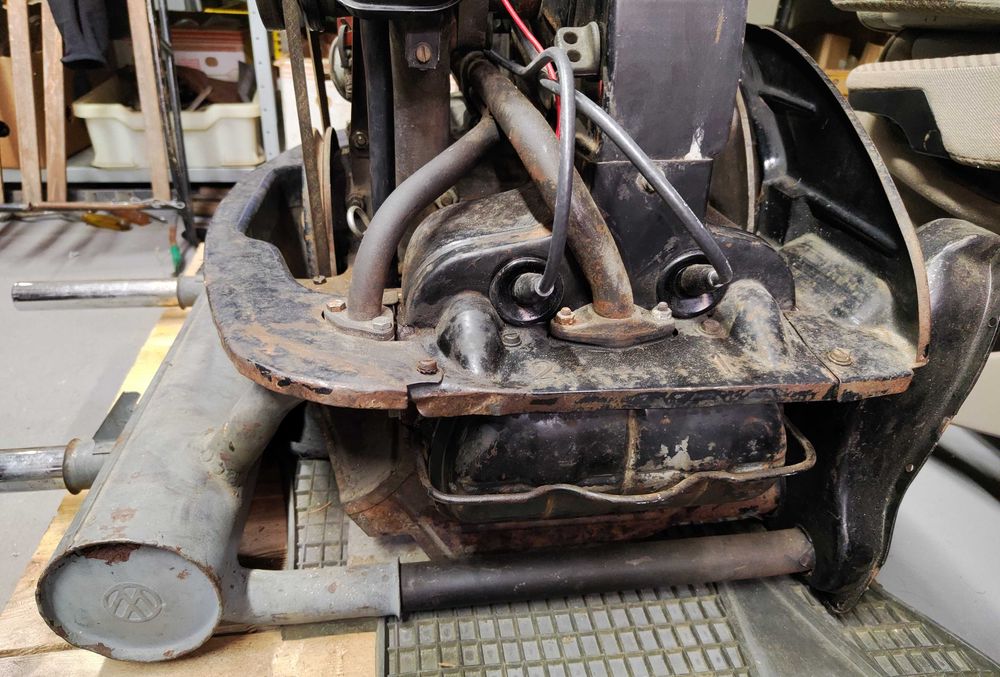 VW garbus silnik 1200 kominek