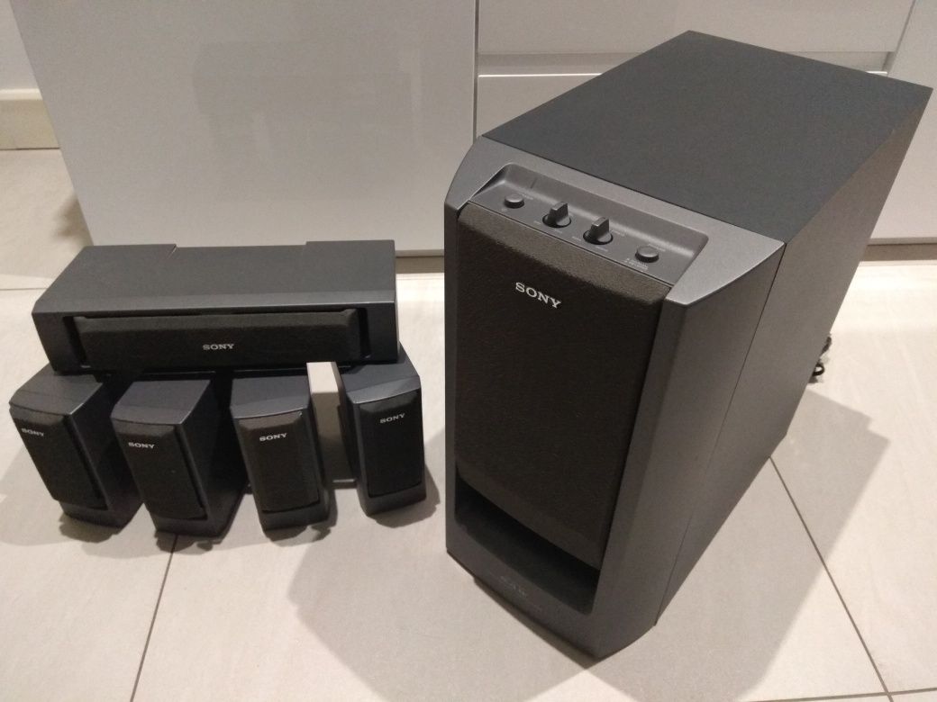 SONY SA-W305G subwoofer aktywny/pasywny + głośniki efektowe.