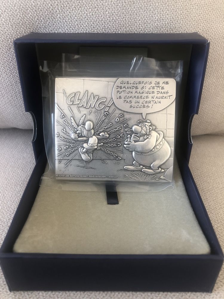 Medalha Asterix em Bronze Prateado