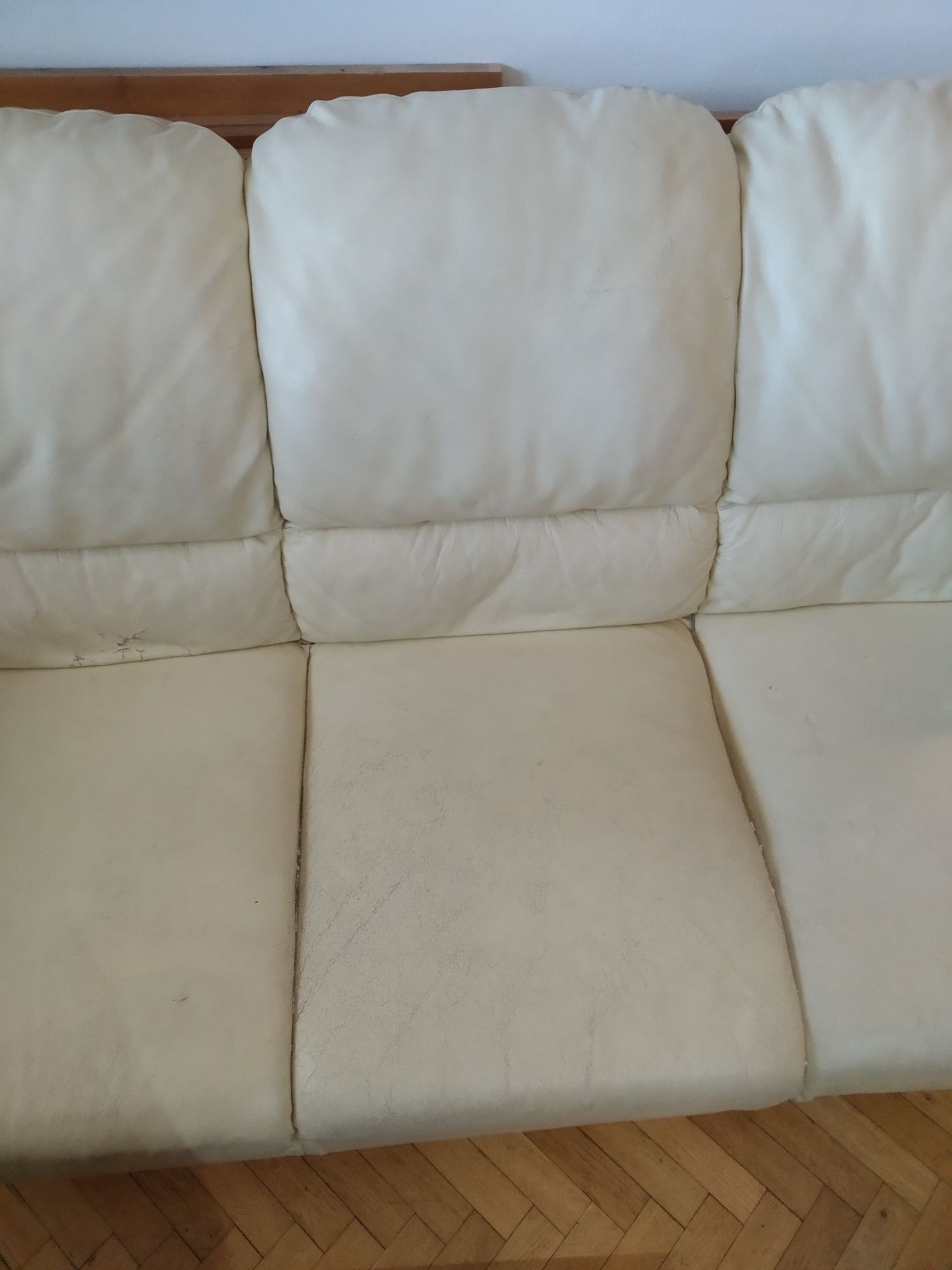 Sofa ecru kremowa stylowa komfortowa wygodna 290x90