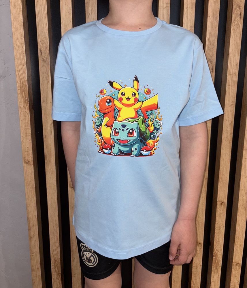 Chlopiece koszulki Pokemon 110-140