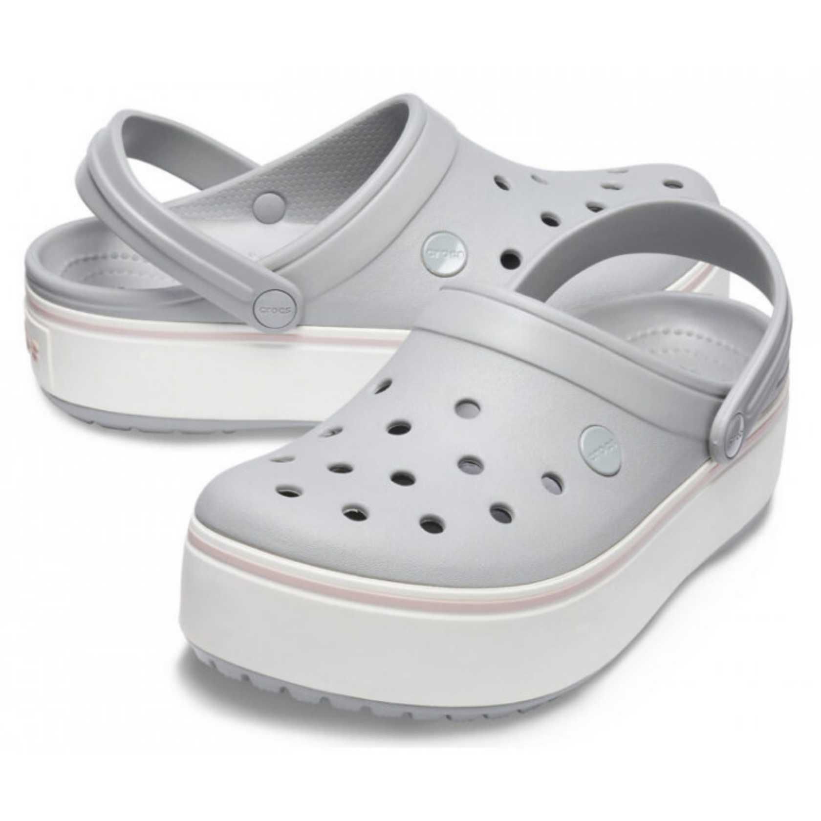 Crocs Crocband Platform кроксы крокбенд на платформе в Украине купить