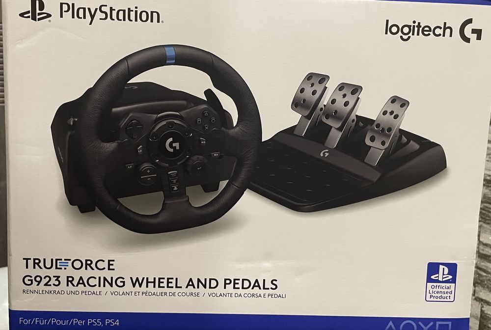 Ігровий Руль Logitech g923 з педалями