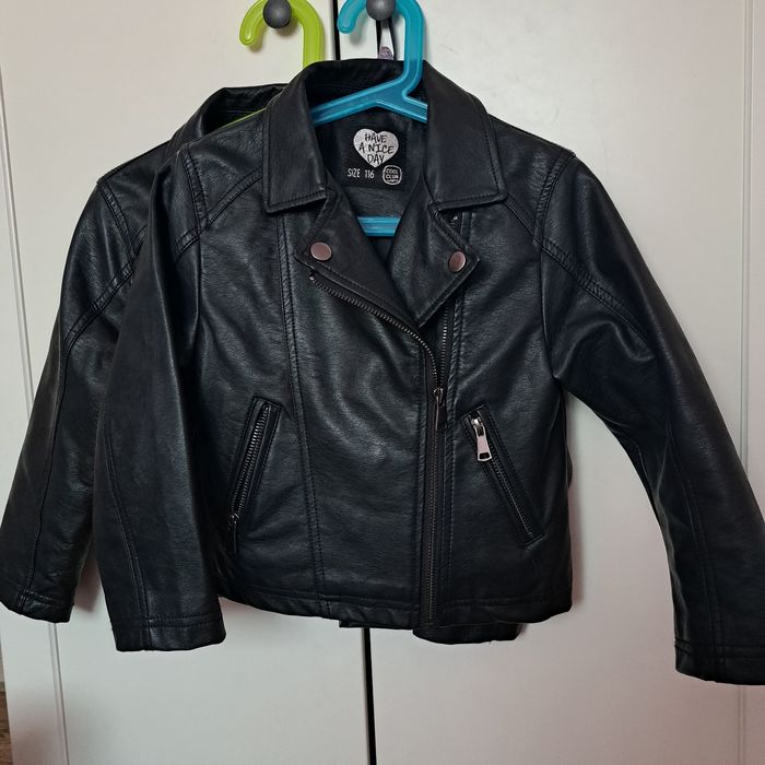 Ramoneska kurtka "skórzana" biker