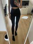 czarne skinny jeans rurki z wysokim stanem