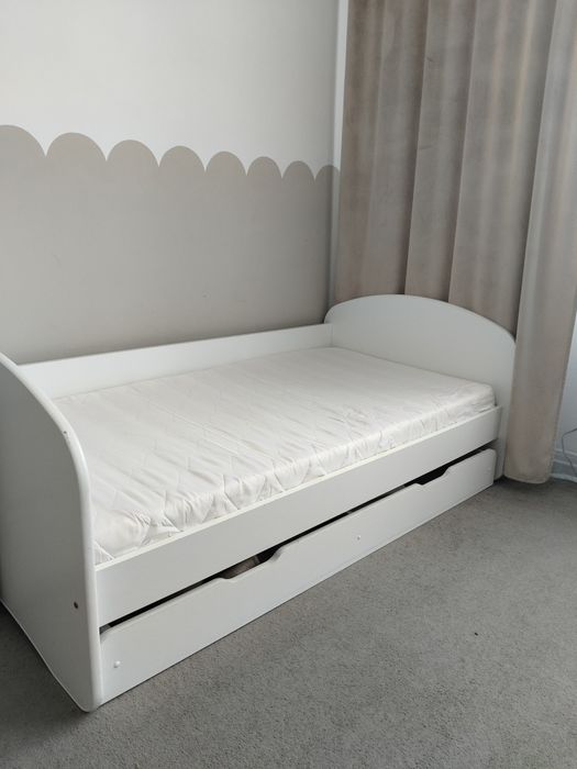 Łóżko dziecięce 80x160 + szuflada + materac