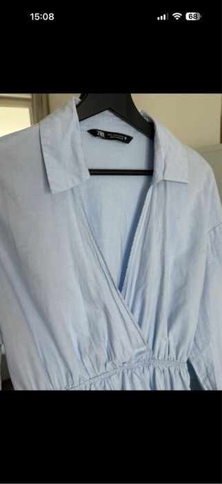 Koszulowa sukienka ZARA M