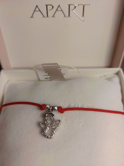 APART Bransoletka z elementami srebra i cyrkoniami - Aniołek