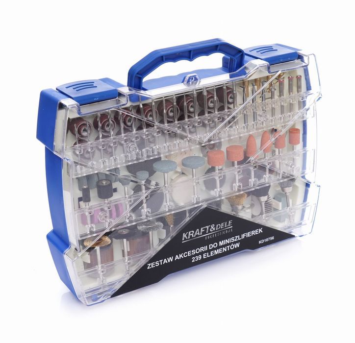 Zestaw akcesorii do miniszlifierek 239el. KD10756