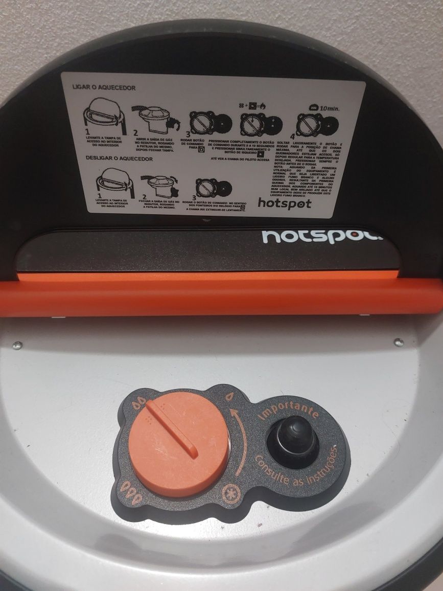 quecedor a gás HOTSPOT GALP PRETO 4000W