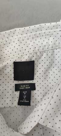 Koszula męska w kropki H&M rozm. M
