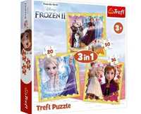 Puzzle Kraina Lodu Frozen 2 Moc Anny i Elsy 3w1