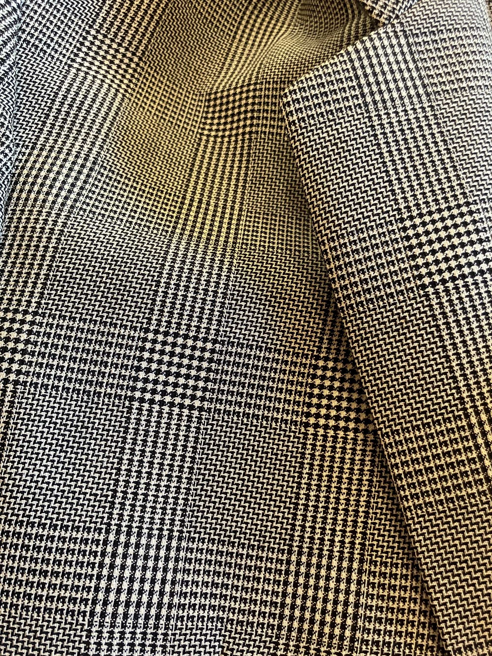 Blazer de Xadrez em sarja 46 / XL