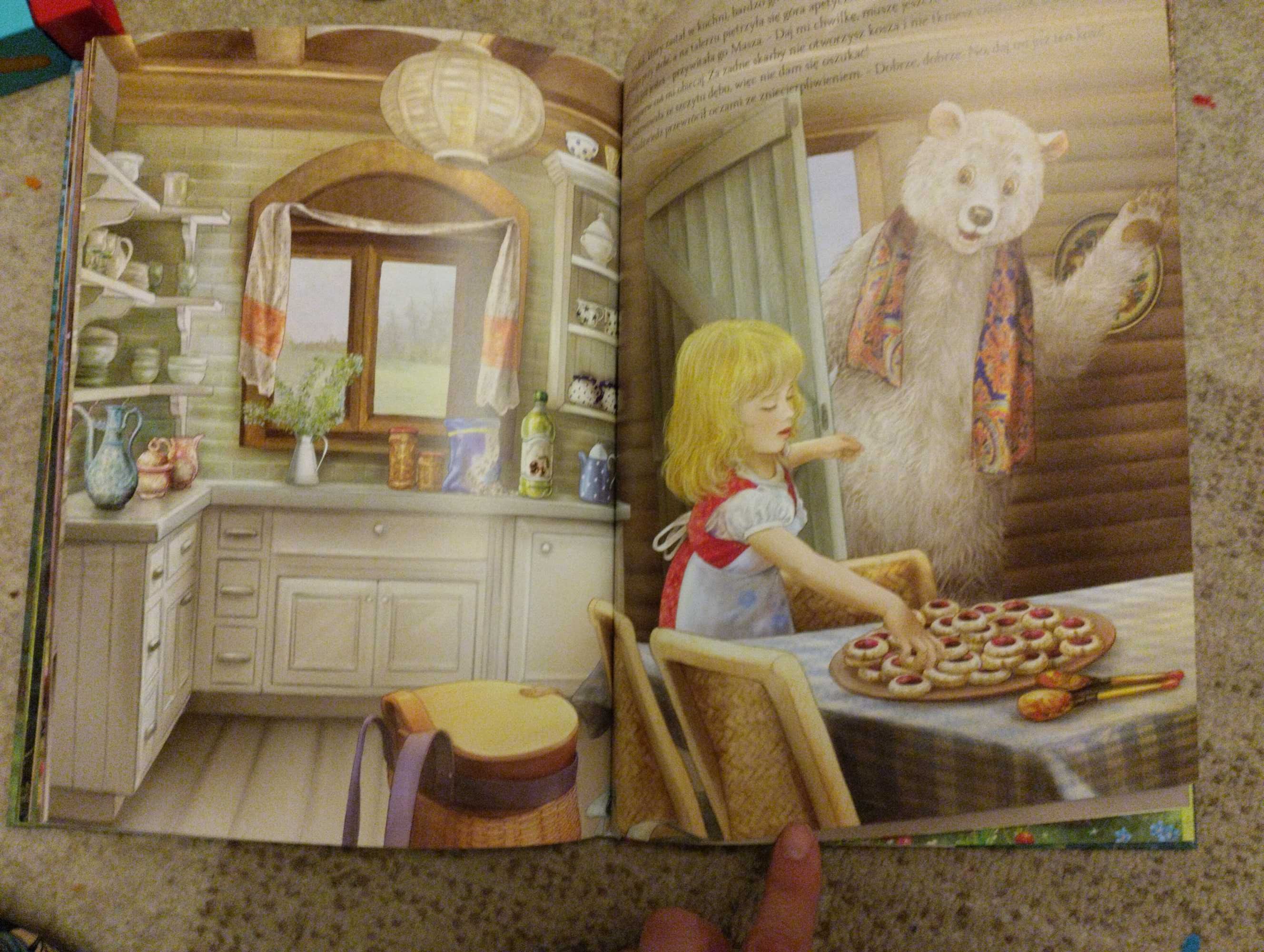 Masza i niedźwiedź książka ilustrowana dla dzieci