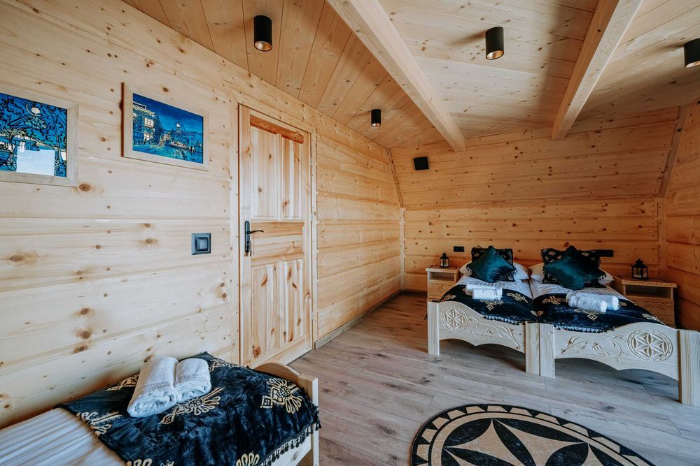 Domek z Jacuzzi / Sauna / Ogród / Grill / Widok / 10 osób! SYLWESTER