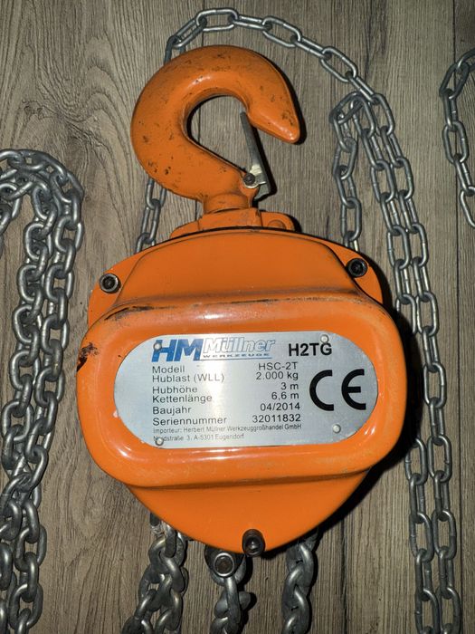 wciągarka łańcuchowa 2t