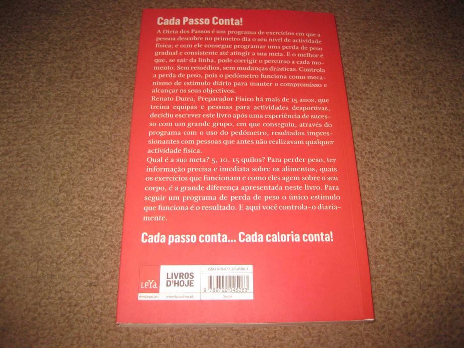 Livro "Dieta dos Passos" de Renato Dutra