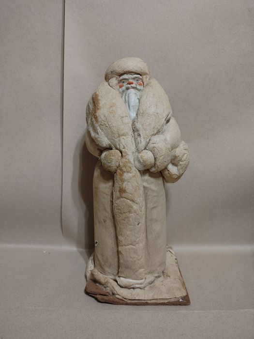 Дед мороз СССР ёлочное украшение с клеймами СССР