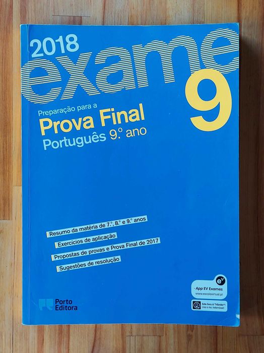 Livro de Preparação para Prova Final de Português de 9º ano
