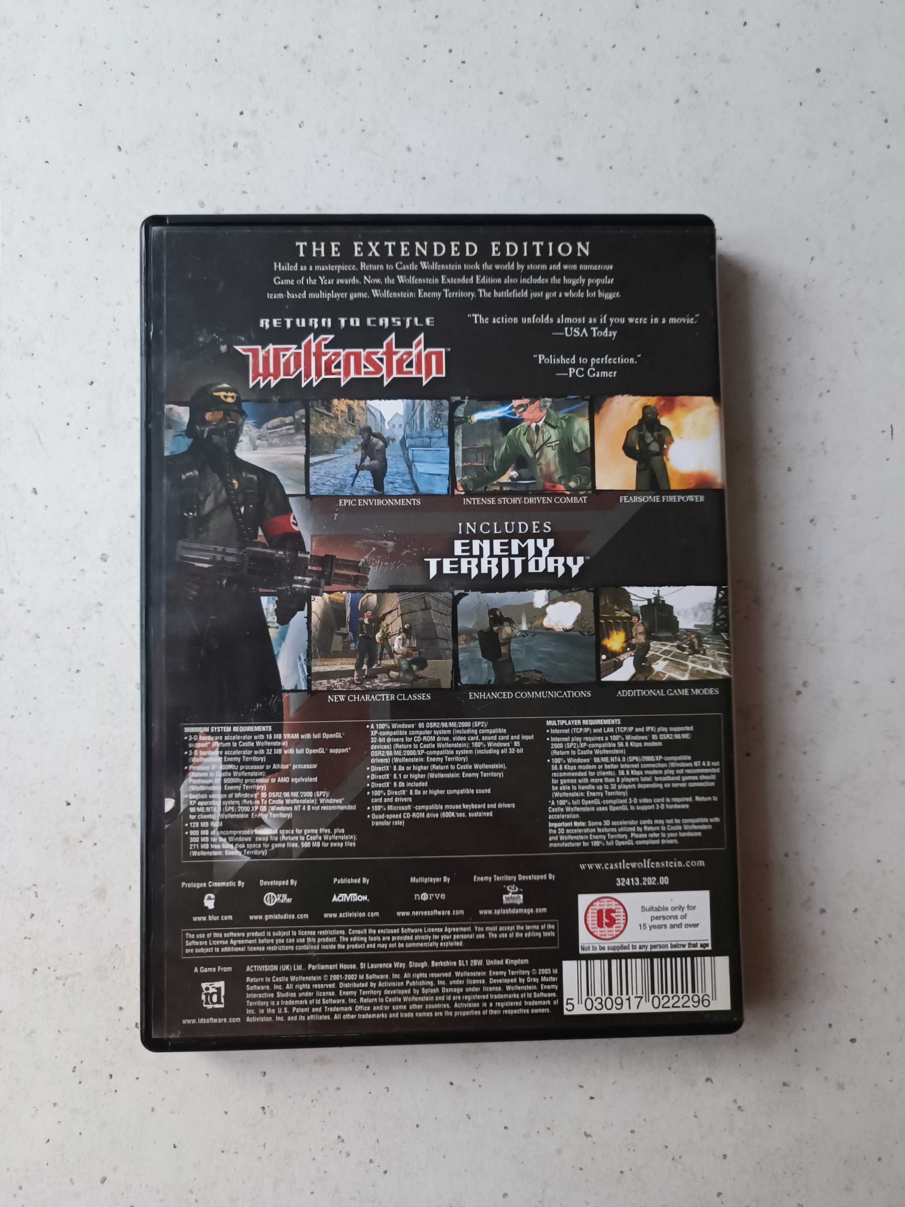 Return to Castle Wolfenstein: Extended Edition! Premierowa! Unikat!