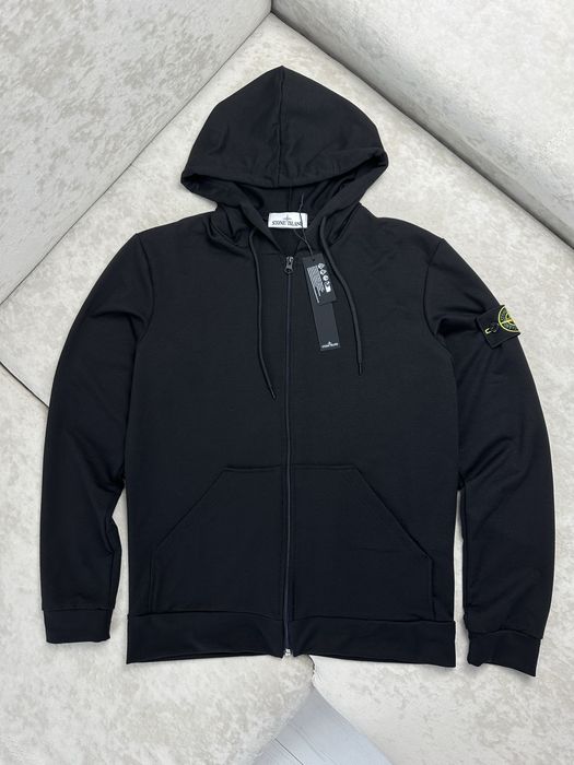 Чорне Зіп худі Stone Island | Аунтефік ОЛХ ДОСТАВКОЮ!
