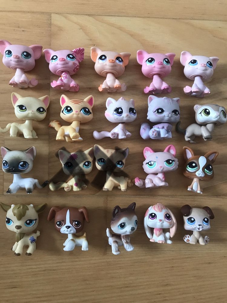 Zestaw oryginalnych figurek lps Hasbro littlest pet shop