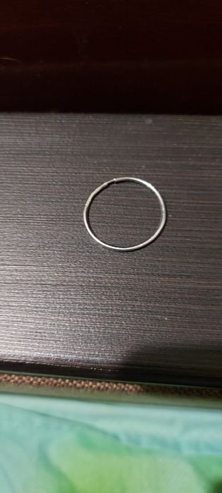 Серебряная серёжка