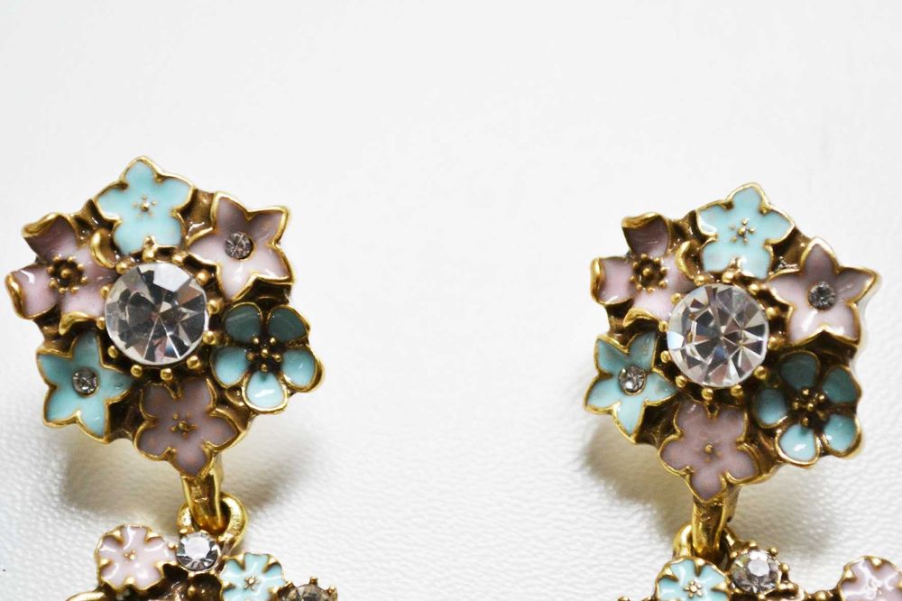 Роскошные серьги цветы DG Dolce & Gabbana