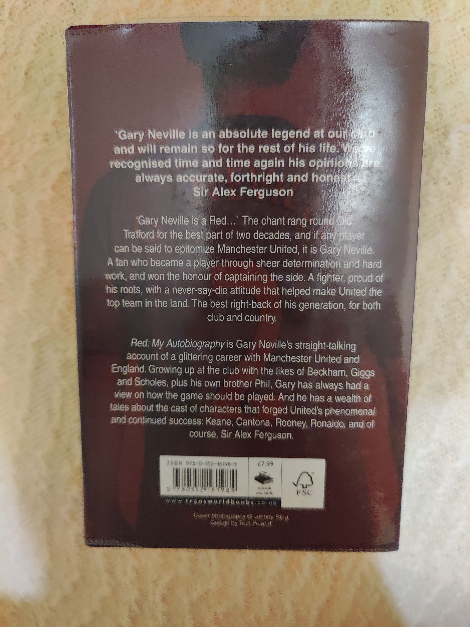 Книга Red: My Autobiography Гарі Невілл