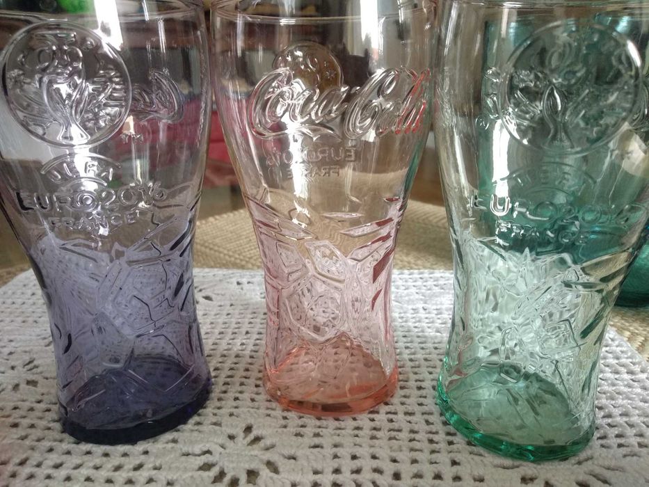 Szklanki Coca-Cola McDonalds 2019 Euro 2016 i inne